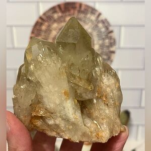 Kundalini Citrine Quartz Cluster